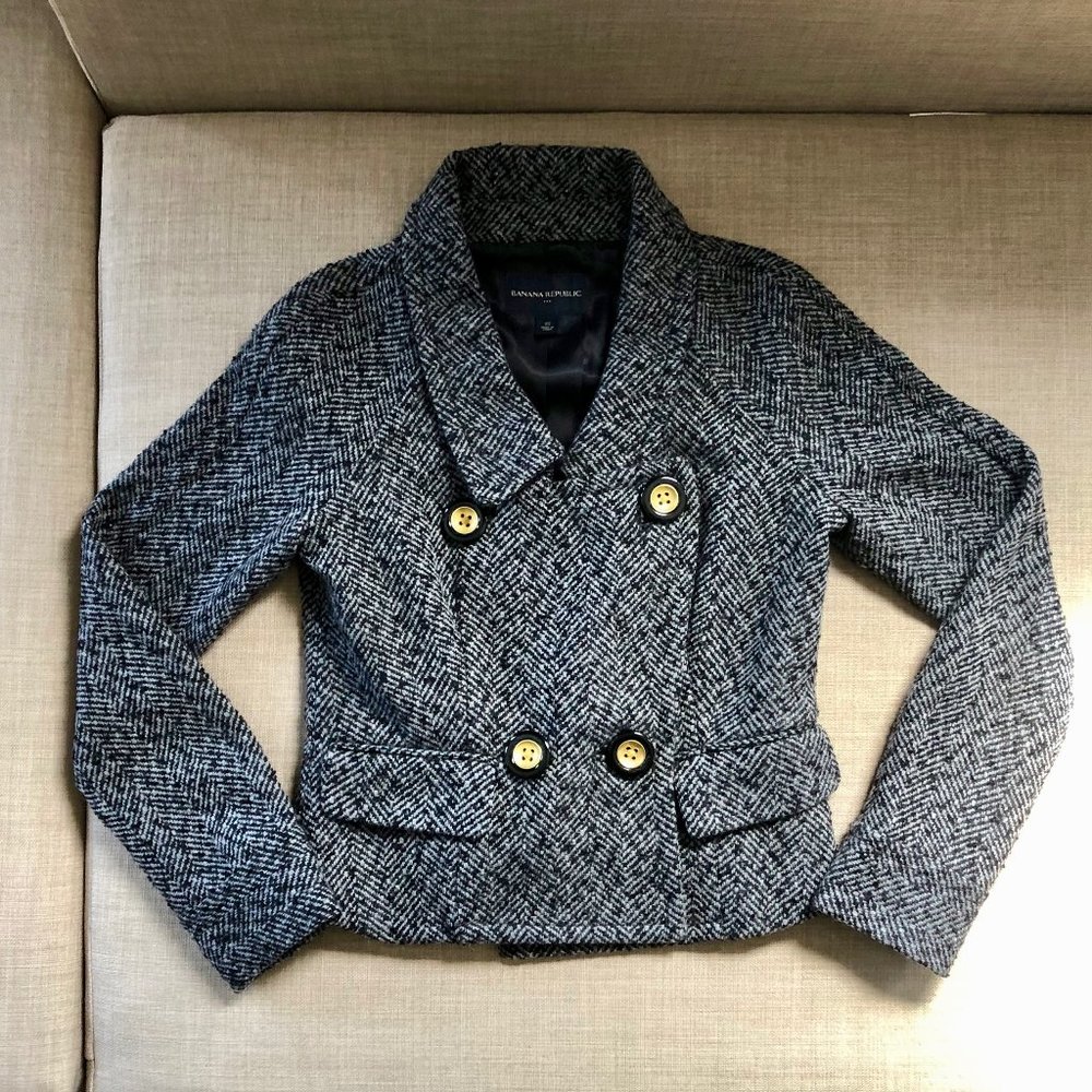 Banana Republic Tweed Blazer